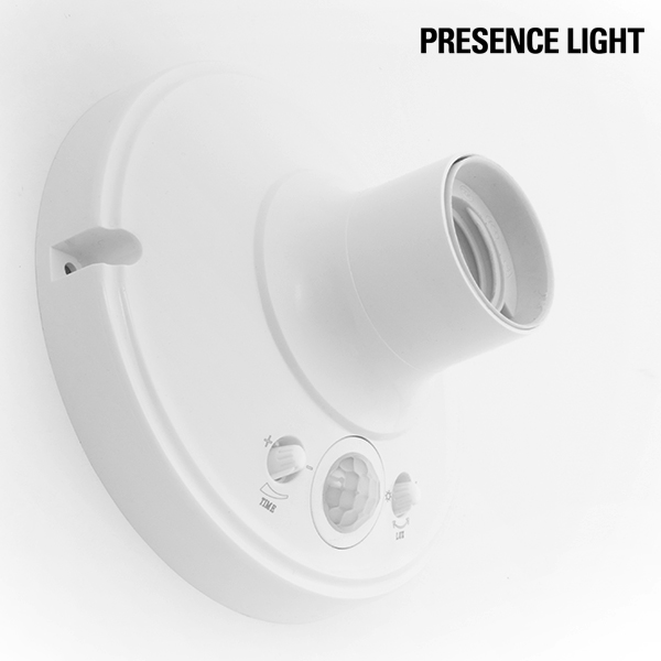 Presence Light Bulb Holder with Motion Sensor