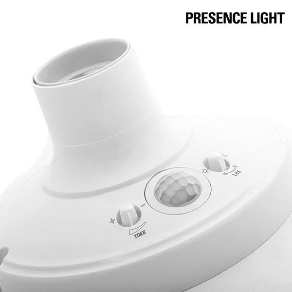 Presence Light Bulb Holder with Motion Sensor